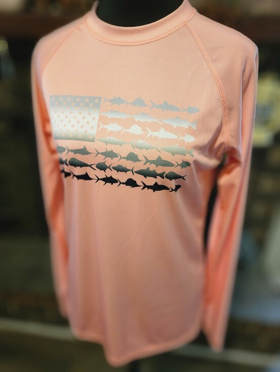 Columbia Sportswear Company Tops - Light Pink (Salmon) Long Sleeve Rash Guard